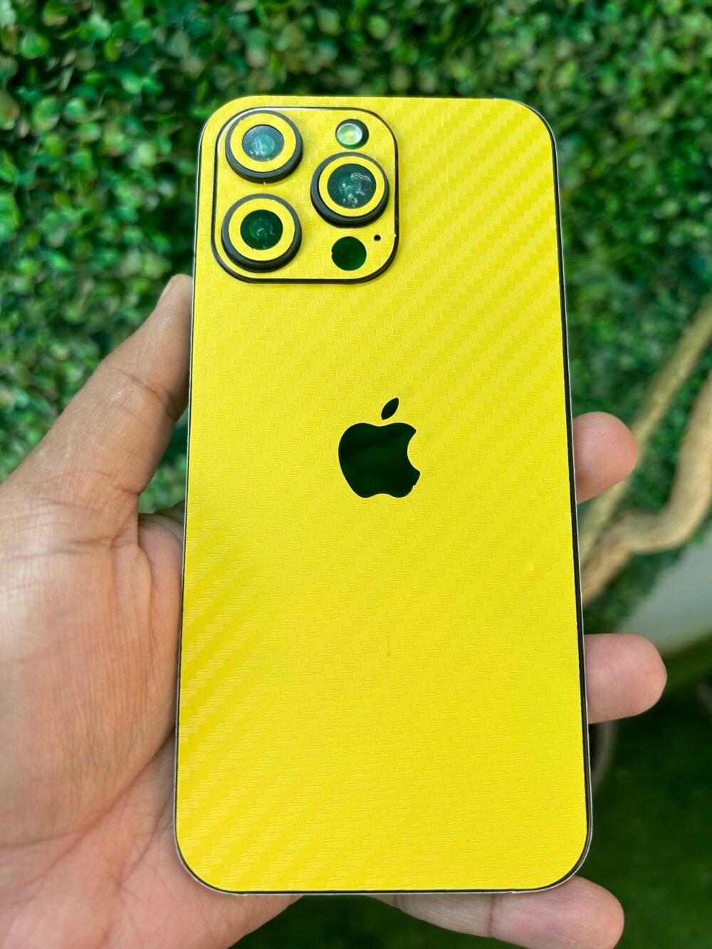 Carbon fiber yellow