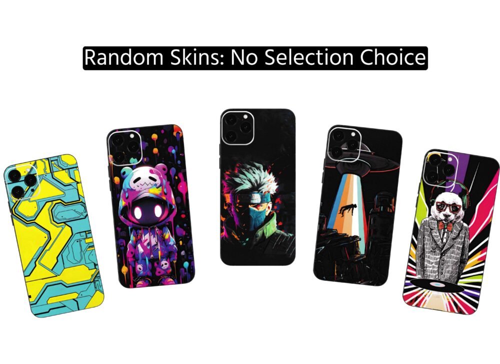 Random Skins Pack of 12 (No Design Selection Option)